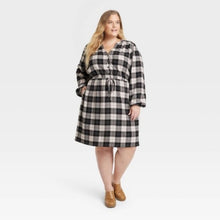 Load image into Gallery viewer, Knox Rose Plaid A-Line Dress size XL