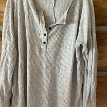 Load image into Gallery viewer, Old Navy Long-Sleeve Waffle-Knit Henley Tunic size XL