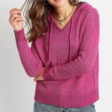 Load image into Gallery viewer, Maurices Womens Pink Soft and Cozy Popcorn Textured Knit Sweater size 1X