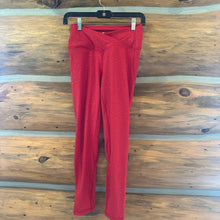 Load image into Gallery viewer, Zyia Light n Tight Cross Front Red Leopard Leggings size 6-8