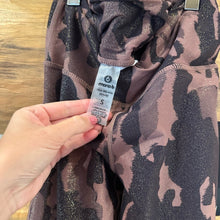 Load image into Gallery viewer, Mono B Camo Foil Brown Leggings size S
