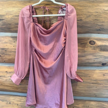 Load image into Gallery viewer, WEWOREWHAT Silky Cowl Neck Mini Dress size 2