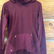 Load image into Gallery viewer, Athleta Plush Tech Hoodie Cowl Neck Long Sleeve size XS