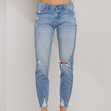 Load image into Gallery viewer, Jelly Jeans Mid Rise Distressed Skinny Jean size 5/27