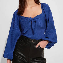 Load image into Gallery viewer, Express Satin Jacquard Bodysuit size Large