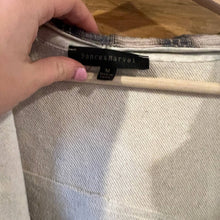 Load image into Gallery viewer, Dance & Marvel Pieced Knit Hooded Shacket size Medium