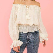 Load image into Gallery viewer, Love Colette Ruffle Romantic Top size Medium