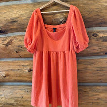 Load image into Gallery viewer, Scoop Women's Babydoll Dress with Puff Sleeves size XXL