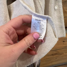 Load image into Gallery viewer, Dance & Marvel Pieced Knit Hooded Shacket size Medium