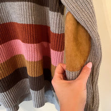 Load image into Gallery viewer, Hem & Thread Striped Sweater size Medium