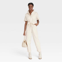 Load image into Gallery viewer, NWT Nine West Utility Jumpsuit size XL
