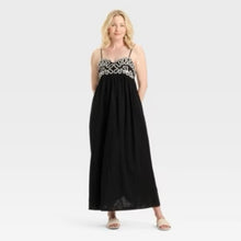 Load image into Gallery viewer, A New Day Crewel Maxi A-Line Dress size 1X
