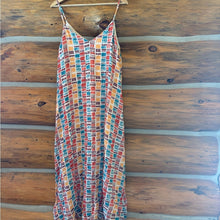 Load image into Gallery viewer, NWT Sleeveless Multi Color Maxi Dress size S
