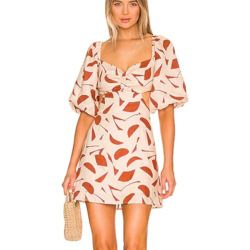 ASTR The Label Heather Mini Dress Cutout size M