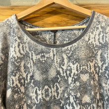 Load image into Gallery viewer, Free People Snakeskin Tee size S/M
