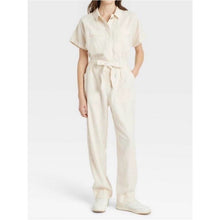 Load image into Gallery viewer, Universal Thread Cream Waist Jumpsuit size 10
