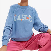 Load image into Gallery viewer, American Eagle Blue Graphic Sweatshirt size L
