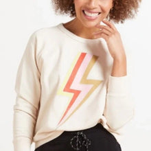 Load image into Gallery viewer, Anthropologie LETLUV Lightning Bolt Pullover size S
