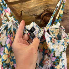 Load image into Gallery viewer, Lily Rose Smocked Floral Bodice Maxi Dress size S
