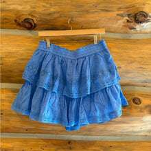 Load image into Gallery viewer, Arula Lace Layered Ruffle Shorts size 0X
