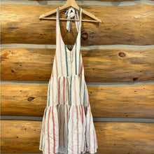 Load image into Gallery viewer, NWT American Eagle Striped Halter Dress size S
