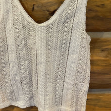 Load image into Gallery viewer, NWT Crochet Lace Tank size L
