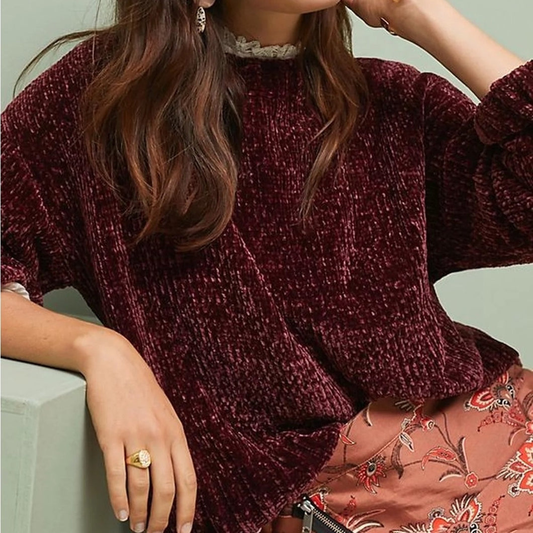 Philosophy Chenille Crewneck Sweater size M