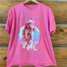 Load image into Gallery viewer, Disco Ball Queen of Me Shania Twain Graphic T Shirt size XL
