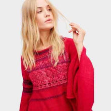Load image into Gallery viewer, Free People Craft Time Bell Sleeve Sweater size S

