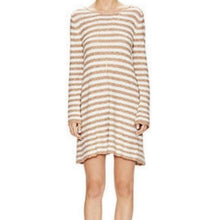 Load image into Gallery viewer, Free People Counting Stripe Swing Tunic Dress size S
