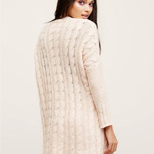 Load image into Gallery viewer, Free People Easy Cable V Neck Pullover size Small
