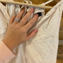 Load image into Gallery viewer, Universal Thread Eyelet Cream Midi Dress size L
