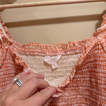 Load image into Gallery viewer, LC Lauren Conrad Puff-Sleeve Smocked Midi size XL
