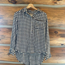 Load image into Gallery viewer, Anthropologie Isadora Gingham Blouse size XS
