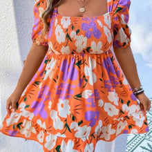 Load image into Gallery viewer, Floral Smocked Women’s Dress size XXL
