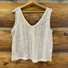 Load image into Gallery viewer, NWT Crochet Lace Tank size L
