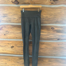 Load image into Gallery viewer, Spanx Faux Leather Olive Leggings size M
