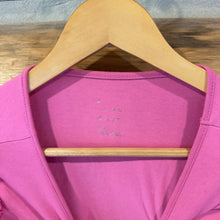 Load image into Gallery viewer, A New Day Puff Sleeve Barbie Pink Top size S
