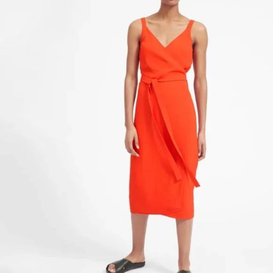 Everlane The Japanese GoWeave Tank Wrap Dress size 2