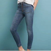 Load image into Gallery viewer, Anthropologie Pilcro and the Letterpress High Rise Denim Legging size 29
