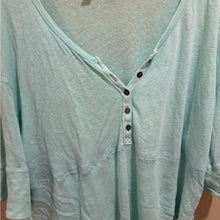 Load image into Gallery viewer, Free People Maribell Henley Top size M
