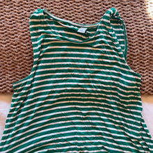 Load image into Gallery viewer, Old Navy Striped Green Swing Dress size Large
