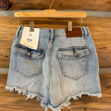 Load image into Gallery viewer, NWT Hidden Denim Frayed Hem Shorts size XS
