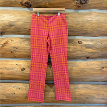 Load image into Gallery viewer, NWT Lovers &amp; Friends Rodeo Pant in Pink &amp; Orange Plaid size S
