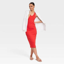 Load image into Gallery viewer, A New Day Ribbed Side-Ruched Dress size XXL

