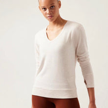Load image into Gallery viewer, Athleta Sunrise V-Neck Sweatshirt size M
