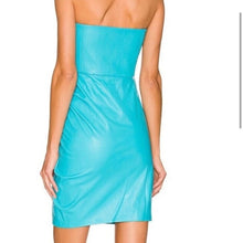 Load image into Gallery viewer, Amanda Uprichard Mohan Dress Marina Blue Short Sleeveless size S
