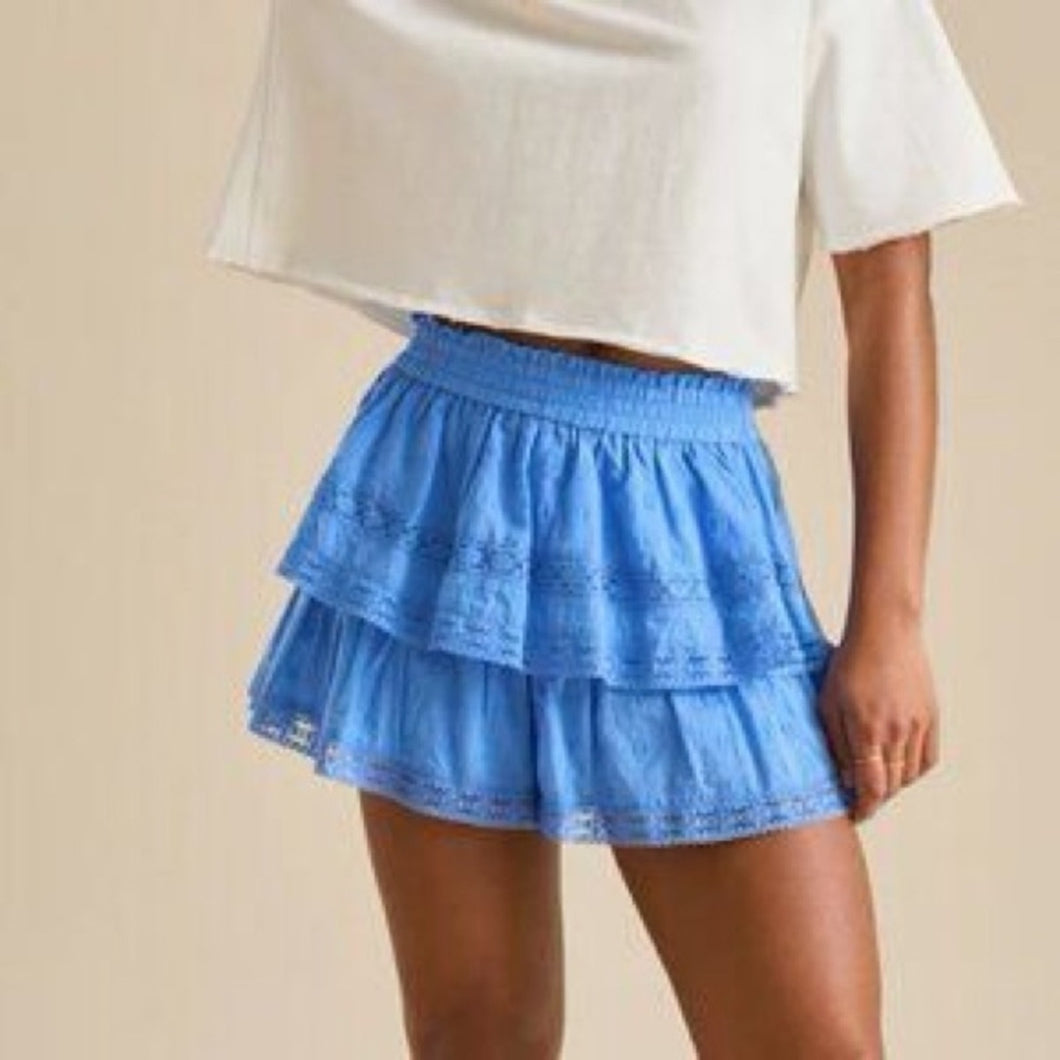 Arula Lace Layered Ruffle Shorts size 0X