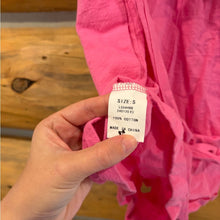 Load image into Gallery viewer, Women’s Pink Romper size S
