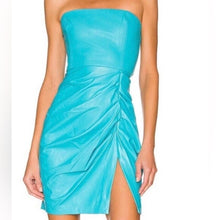 Load image into Gallery viewer, Amanda Uprichard Mohan Dress Marina Blue Short Sleeveless size S
